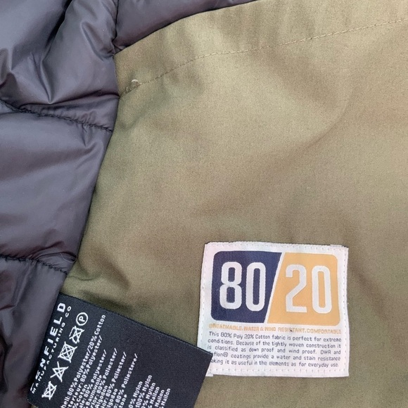 Penfield Olive Green Coat Parka Jacket - Picture 7 of 8